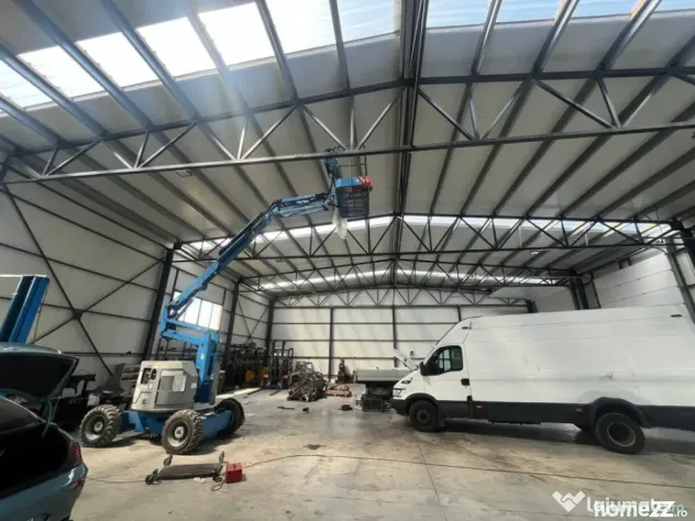 Teren 12.600 mp cu hală nouă 600 mp, oportunitate investi?