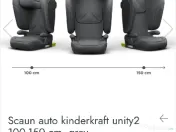 Kinderkraft, Unity 2, I-Size, scaun auto, Grey, 100-150 cm, 15-36 kg 