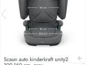 Kinderkraft, Unity 2, I-Size, scaun auto, Grey, 100-150 cm, 15-36 kg 
