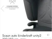 Kinderkraft, Unity 2, I-Size, scaun auto, Grey, 100-150 cm, 15-36 kg 