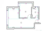 Apartament 2 camere, 45mp, finisat, zona Donath 