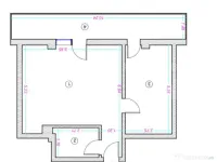 Apartament 2 camere, 49mp, finisat, zona Donath 