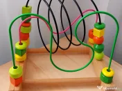 Labirint cu bile din lemn - IKEA / jucarie motricitate copii 