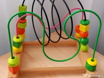 Labirint cu bile din lemn - IKEA / jucarie motricitate copii