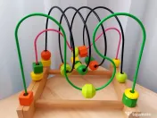 Labirint cu bile din lemn - IKEA / jucarie motricitate copii 