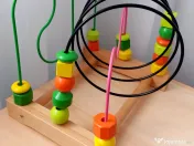 Labirint cu bile din lemn - IKEA / jucarie motricitate copii 