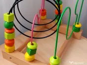 Labirint cu bile din lemn - IKEA / jucarie motricitate copii 