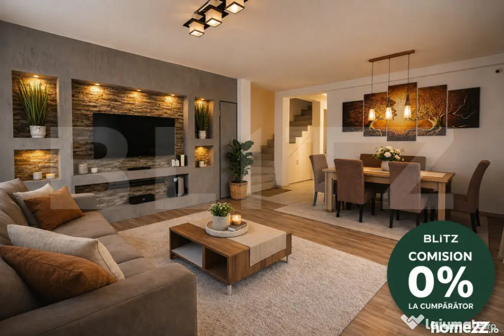 Duplex 3 camere | Mureseni, | Aproape de Plaza Mall