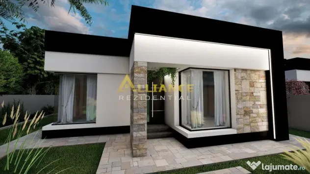 Casa moderna 105 mp | Teren 371 mp | 3 dormitoare dressing