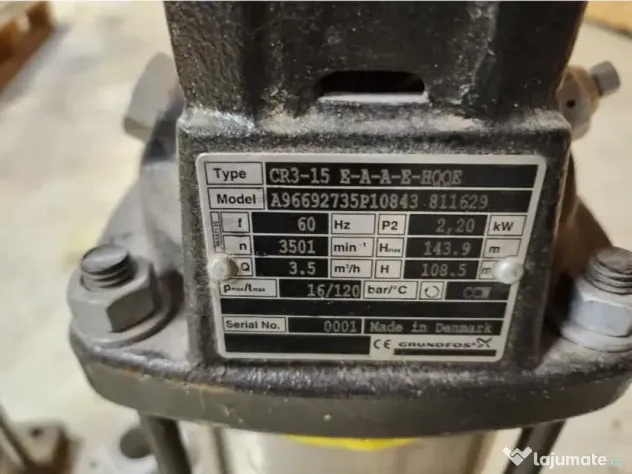 Pompe Grundfos CR pentru debite foarte mari - Recirculare