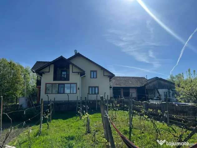 Casă la munte cu teren 9.000 mp Cârligei Bumbești Pițic Gorj