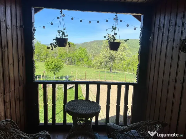 Casă la munte cu teren 9.000 mp Cârligei Bumbești Pițic Gorj