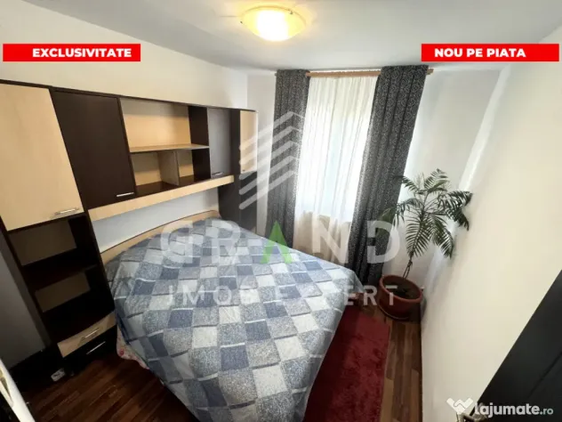 4 camere | Bloc izolat | Centrală proprie | Mănăștur –