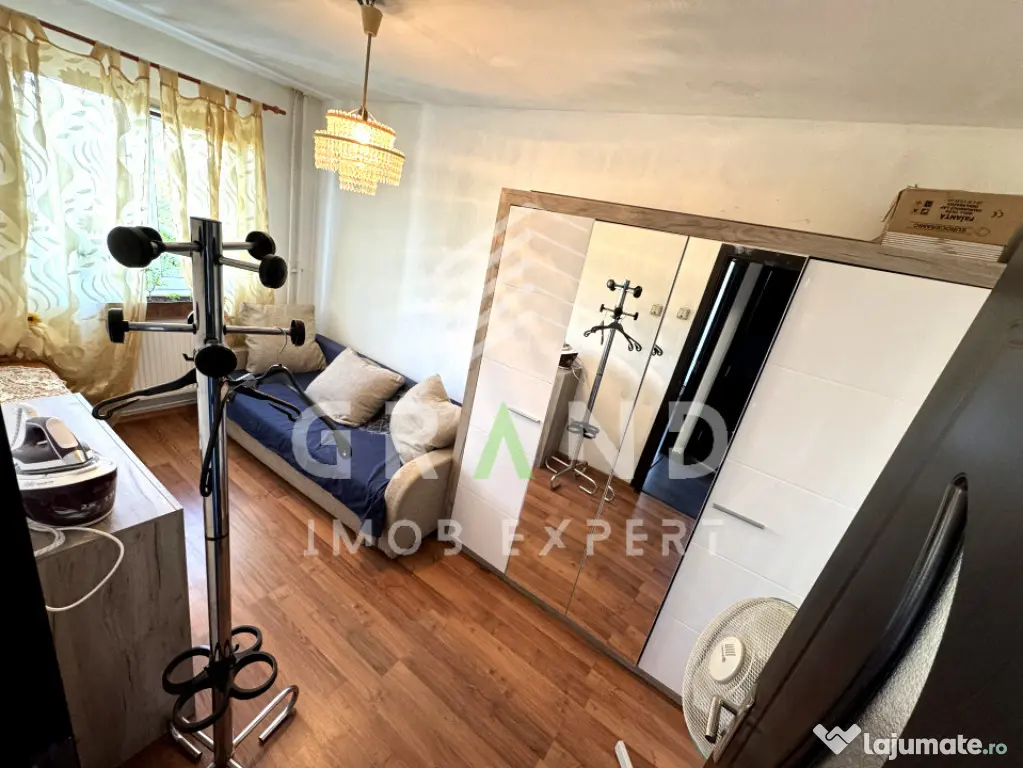 4 camere | Bloc izolat | Centrală proprie | Mănăștur –
