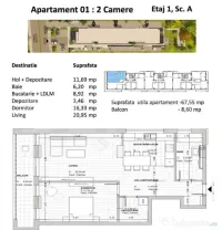 Apartament Luxury 2 camere 