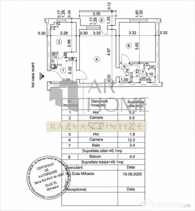 Apartament 2 camere, semidecomandat, zona Sud Value Center,
