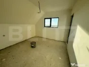 Casa P+M, exterior finisat, interior la gri, 500 mp teren, S 