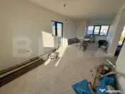 Casa P+M, exterior finisat, interior la gri, 500 mp teren, S 