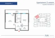 MUTARE IMEDIATA -2 Camere | 66.5 mp | Bloc Nou | Metrou l... 