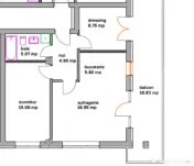 Apartamente moderne cu 2 camere, balcon si dressing - bloc n 