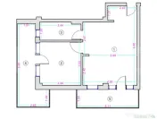 Apartament 2 camere, 44 mp, finisat, zona Donath 