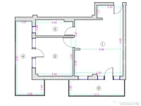 Apartament 2 camere, 44 mp, finisat, zona Donath 