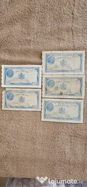 10 bancnote 5000 puse in circulatie in perioada 1943,1944,1945 