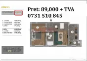 2 Camere Decomandat | 49,25 MP | Bloc Nou 2026 