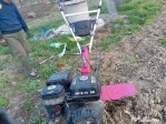 Vând motocultor 14 CP, pe benzină, cu scaun freza plug prășitoare brăzdar, carte