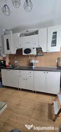 Mobila bucatarie mdf frezat lucios