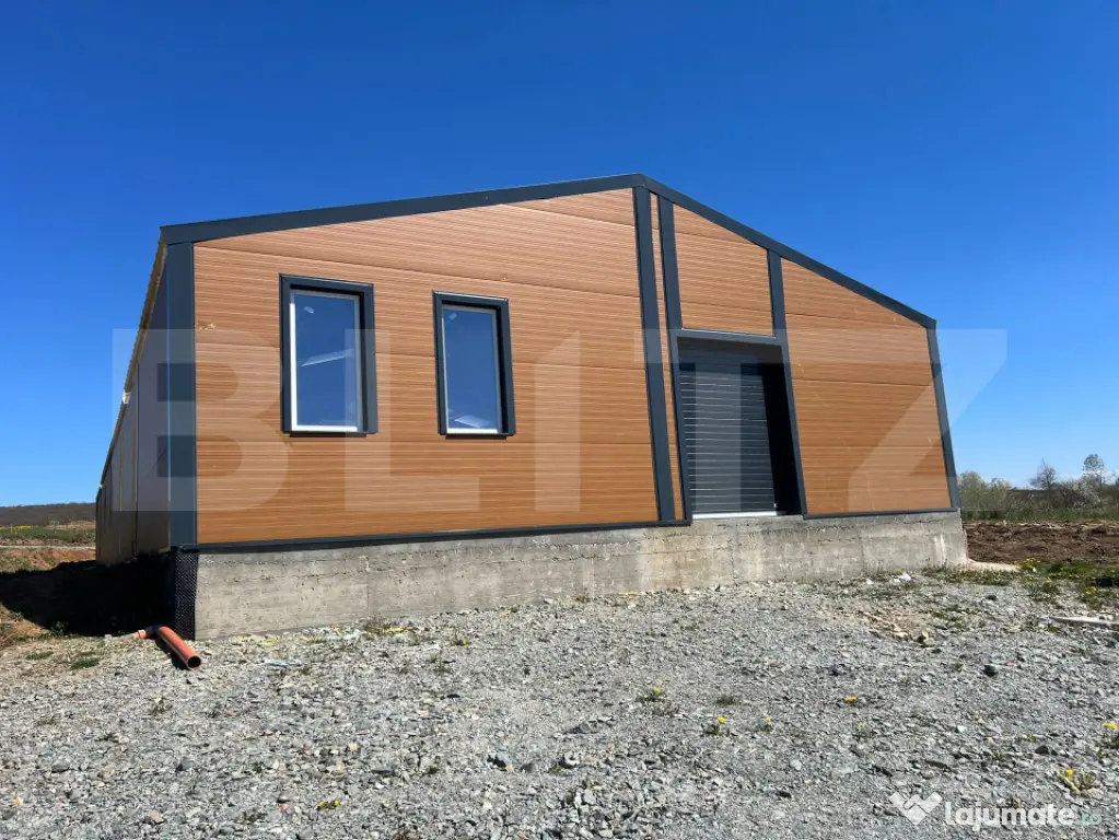 Hala de productie,depozitare de 395 m2 + teren 845 m2 Lita,
