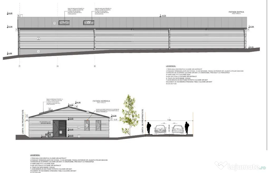 Hala de productie,depozitare de 395 m2 + teren 845 m2 Lita,