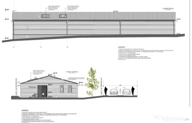 Hala de productie,depozitare de 395 m2 + teren 845 m2 Lita,
