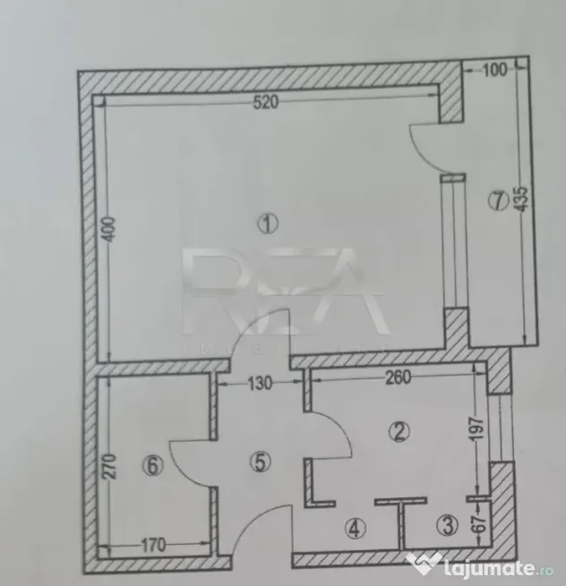 Garsonieră Vitan decomandată, et. 4, an 1990, metrou, 40 m