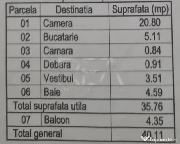 Garsonieră Vitan decomandată, et. 4, an 1990, metrou, 40 m