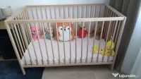 Patut cu saltea pentru bebelusi 