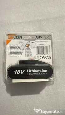Acumulator Dexter Power 18V 2.0Ah Li-Ion – Nou, sigilat*
