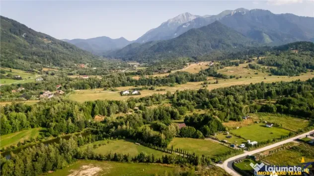 FILM! Oaza paradisiaca cu lac, vedere catre Bucegi, Glajerie
