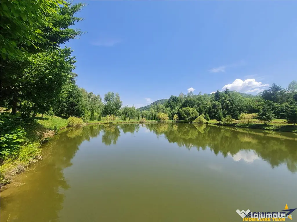 FILM! Oaza paradisiaca cu lac, vedere catre Bucegi, Glajerie