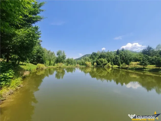 FILM! Oaza paradisiaca cu lac, vedere catre Bucegi, Glajerie
