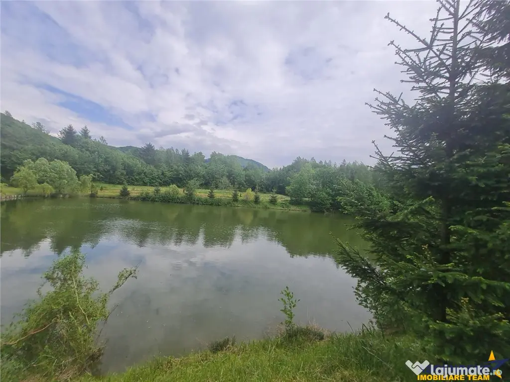 FILM! Oaza paradisiaca cu lac, vedere catre Bucegi, Glajerie