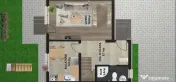 Vila la alb/4cam,2bai+parcare/centru Popesti Leordeni 