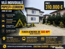 Vila Individuala 566 mp Popesti Mobilata si Utilata
