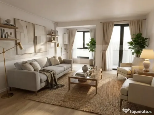 Apartament cu 2 camere, 44 mp, zona Centru
