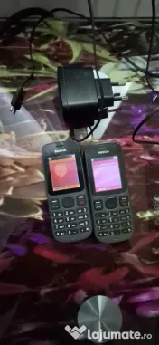 Telefoane Nokia 100 x2 bucati + incarcatoare