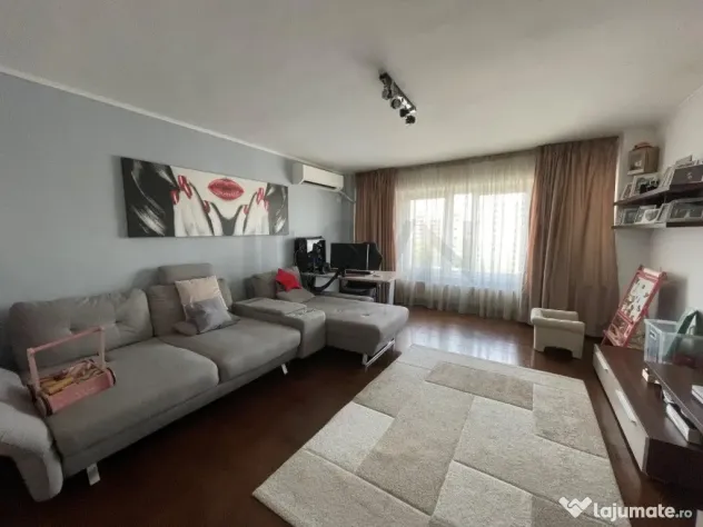 Barbu Vacarescu - apartament cu 3 camere si centrala proprie