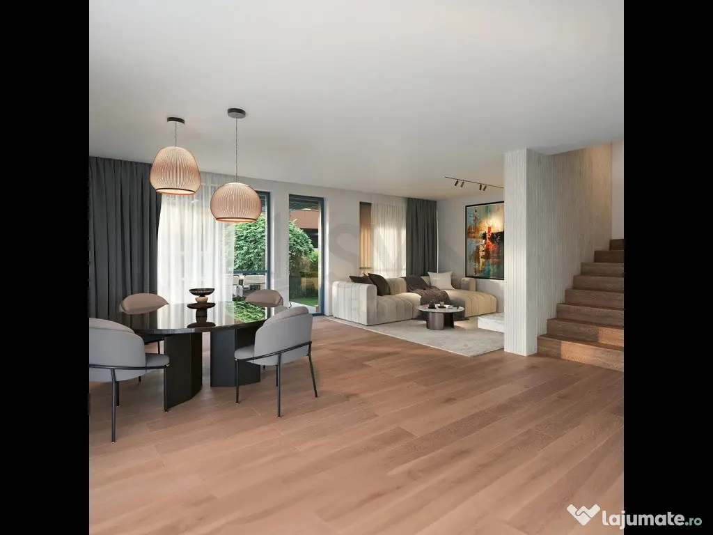 Vila de 4 camere dressing si baie proprie Pipera