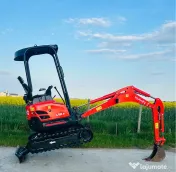 Miniexcavator kubota/1,8t/șenile extensibile 