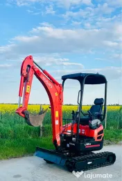 Miniexcavator kubota/1,8t/șenile extensibile 