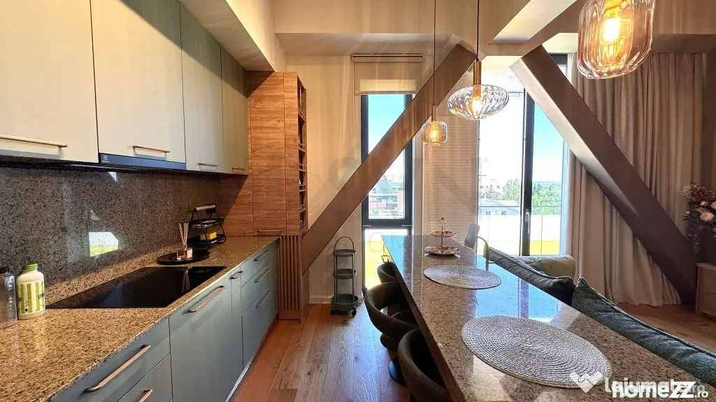 Apartament 2 camere complet mobilat Aviatiei metrou
